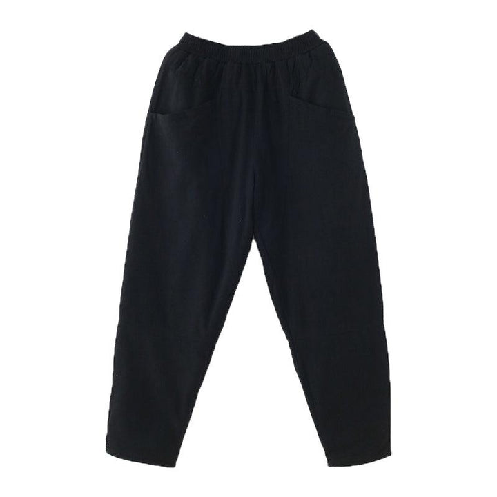 Women Winter Cotton Linen Padding Pants - ZYLIRA