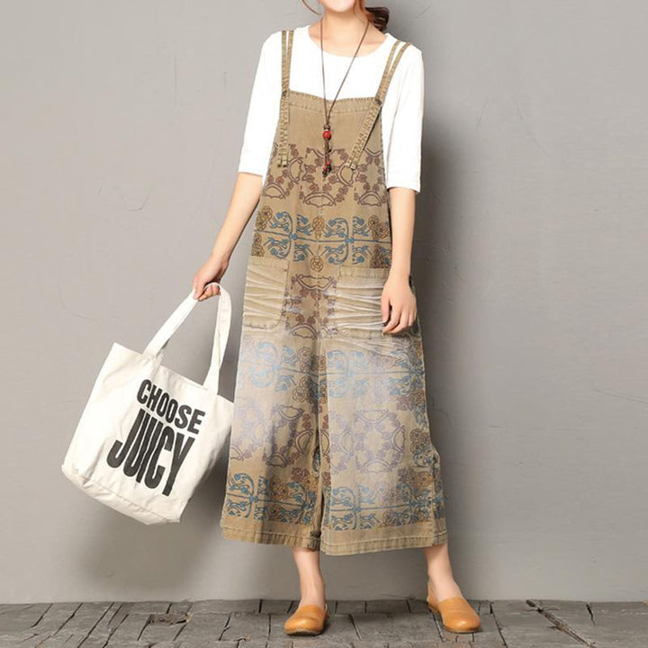 Women's Wide-leg Printing Loose Casual Jumpsuit - ZYLIRA