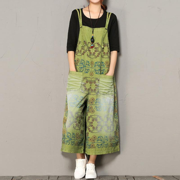 Women's Wide-leg Printing Loose Casual Jumpsuit - ZYLIRA